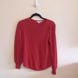 Women's Berry Textured Top